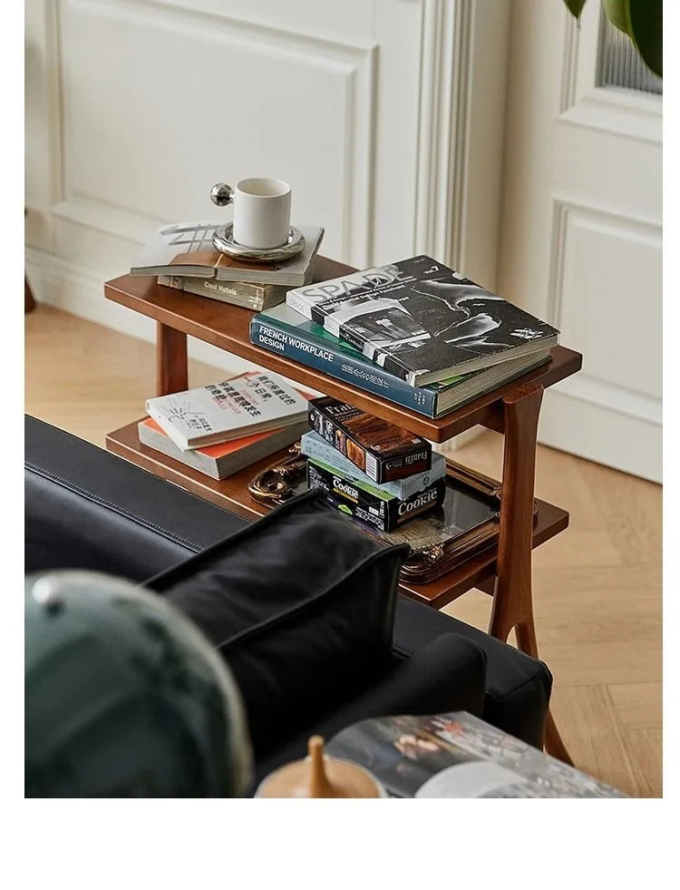 Wooden Table Modern Coffee Tables Portable Sofa Side Table Living Room Luxury Desk Multifunction Storage Furniture Decoration