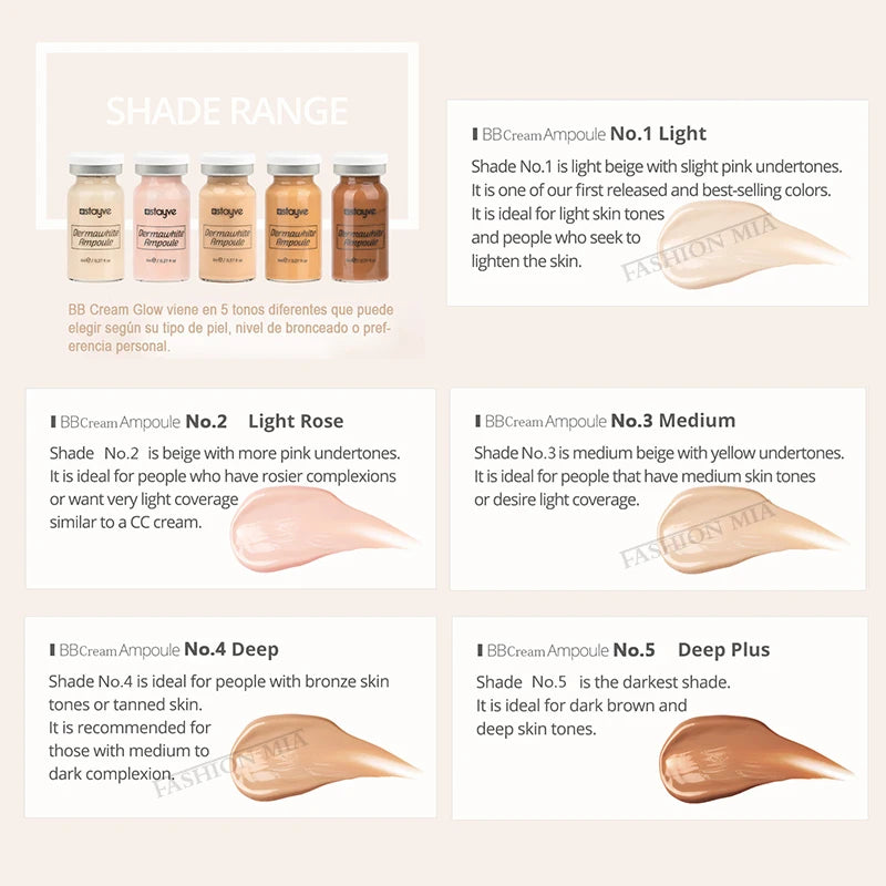 Korea Stayve BB Cream Glow Skin Booster Ampoule Kit Niacinamide/Salmon DNA  Face Foundation Moisturizing Cream Skin Care Beauty