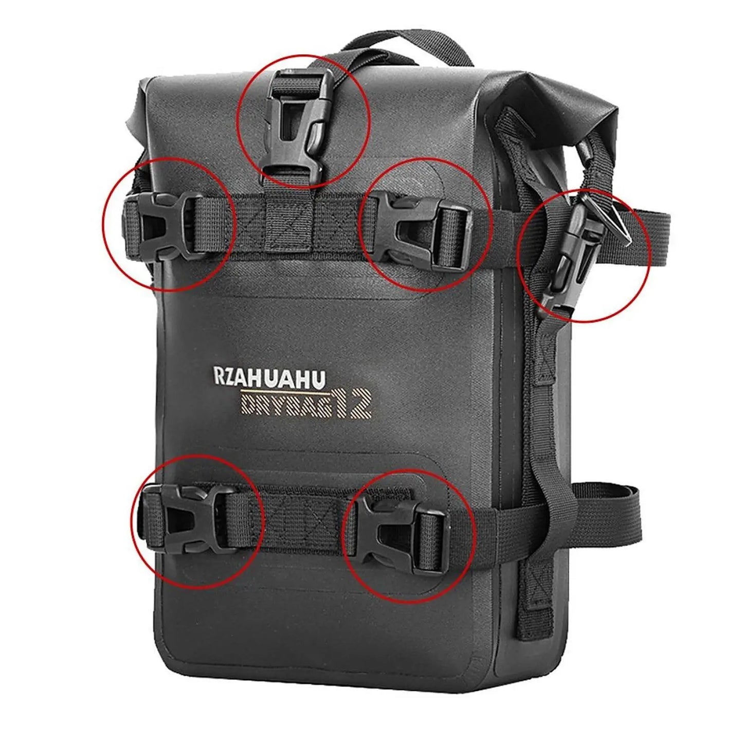 Motorcycle Luggage Bag 4L Motor Accessories Sissy Bar Bag Motorbike Side Bag