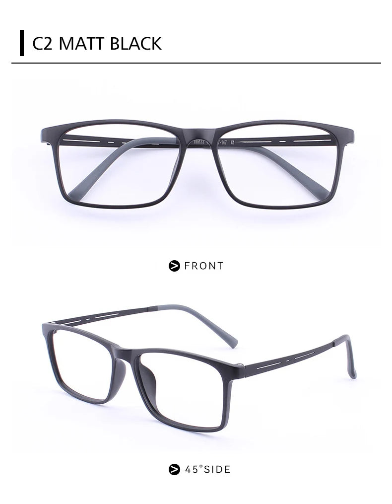 KANSEPT Square Man Glasses Myopia Big Face Glasses for Women Blue Light Lenses to Read Lunette De Lecture Femme Eyeglass Frames