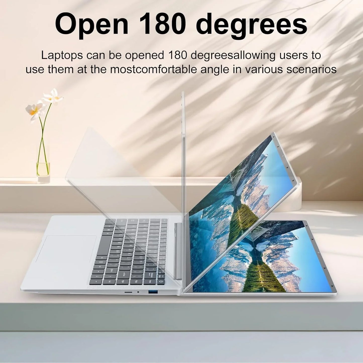 2026 Office Laptop Windows 11 Pro intel i7 8650U Intel Atom A3950 14.1 inch Notebook Computer 12GB RAM 1TB 2TB SSD PC Gaming