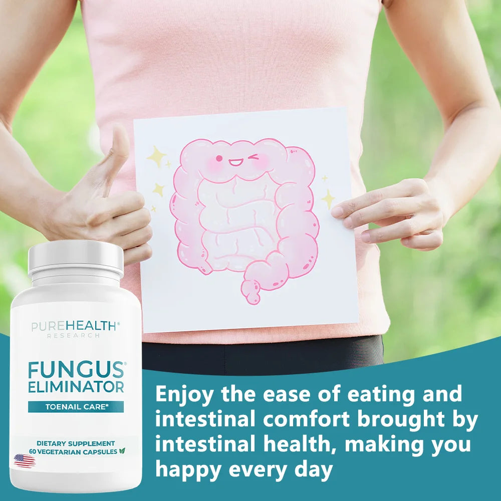 Fungus Eliminator, Toe Nail Fungus Supplement with Wormwood & Caprylic Acid