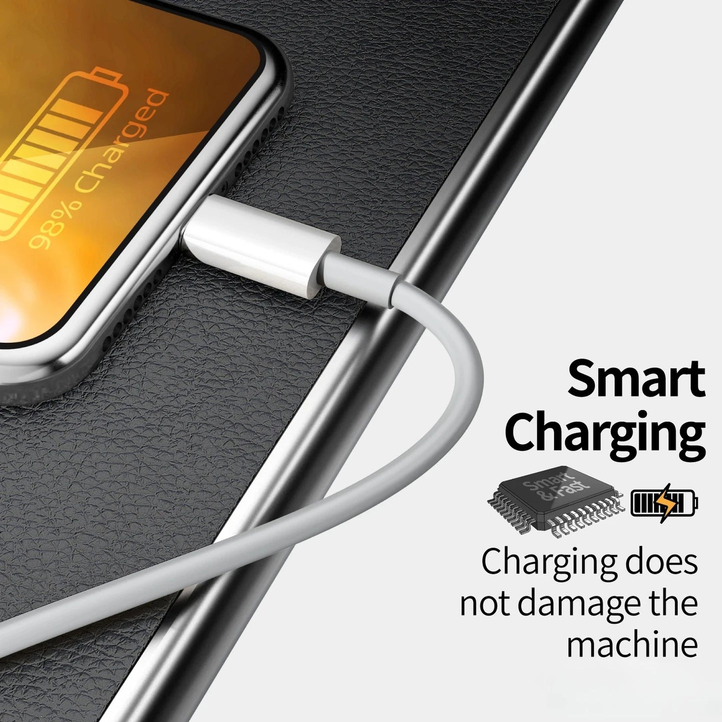 2pcs for iPhone charger cable lightning data cable certified USB A charging cable suitable for iPhone 14 13 12 11