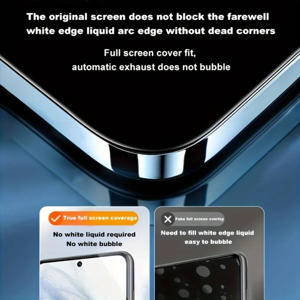 2Pcs Tempered Glass Screen Protector for Xiaomi 15 Pro 15 Ultra 14T Pro 12X 12T 13 Pro 13 Ultra 13 Lite Bubble-Free Installation