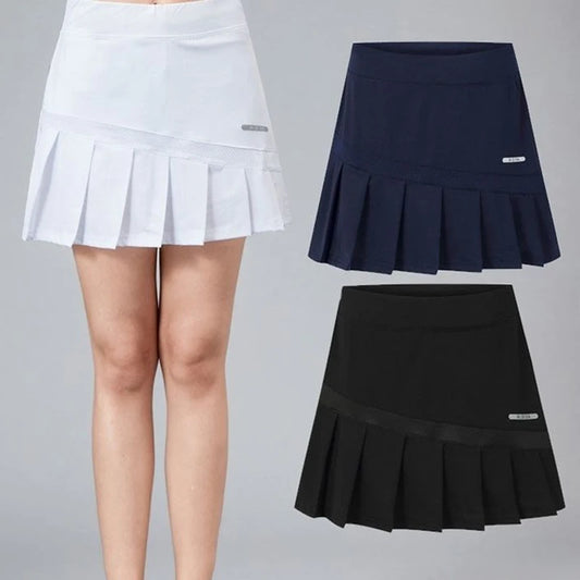 New sports short skirt for women, quick drying badminton, tennis pants skirt, marathon golf, half body pleated skirt, summer