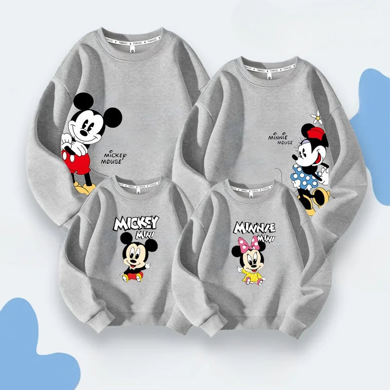 Mother Kids Clothes Matching Family Outfits Parent Child for Autumn and Winte Clothing Sweat-shir
