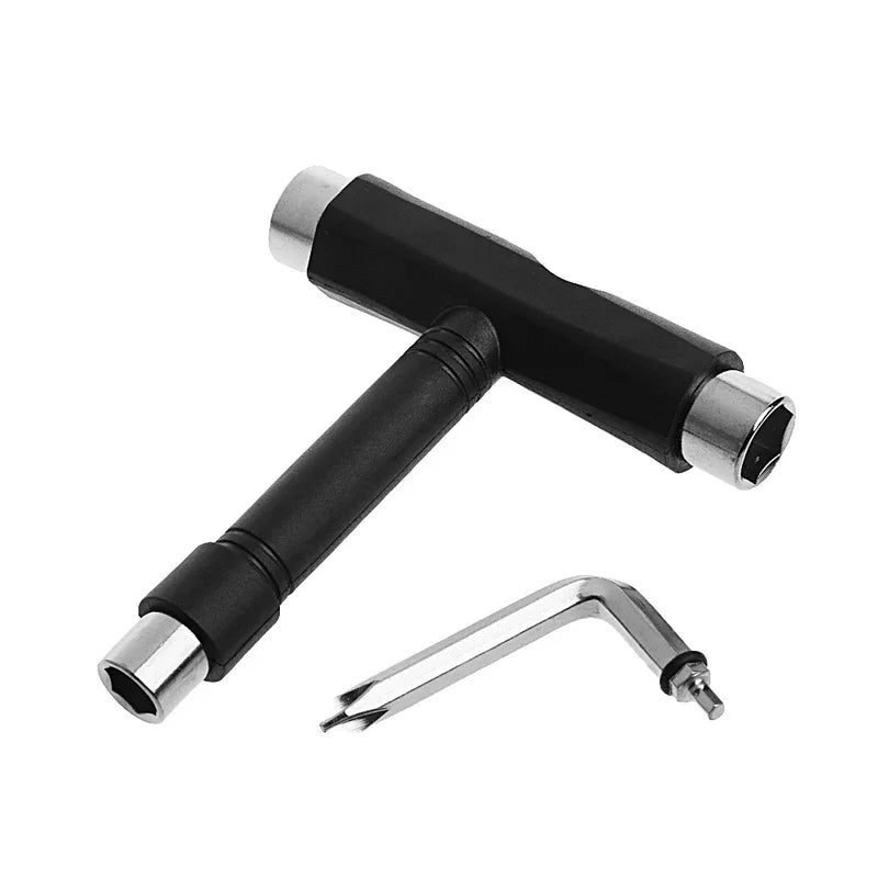 Professional Skateboard Tools T Type Skate Scooter Skateboard Tools Kick Scooter Mini L Wrench Set Assemble Adjusting Tool Kit