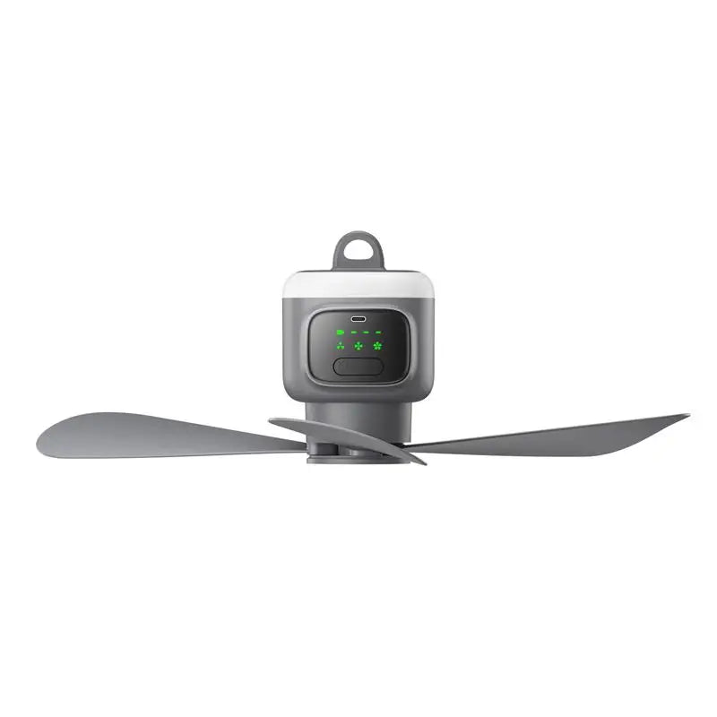 Ceiling Fan 12000mAh Rechargeable Portable Camping Fan Tent Ventilator Cooler Wireless Electric Fan Remote Control LED Lighting