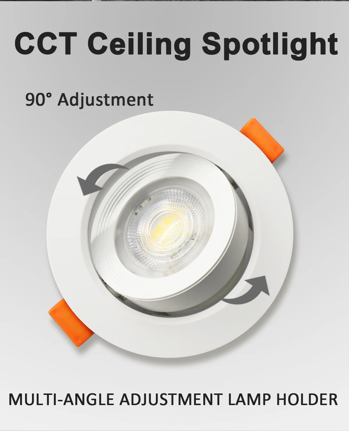 1-10pcs Led Surface Mounted Spot Downlight CCT 3000/4000/6500K Anti-glare Ceiling Lamp Foldable Spotlights for BedRoom Bathroom
