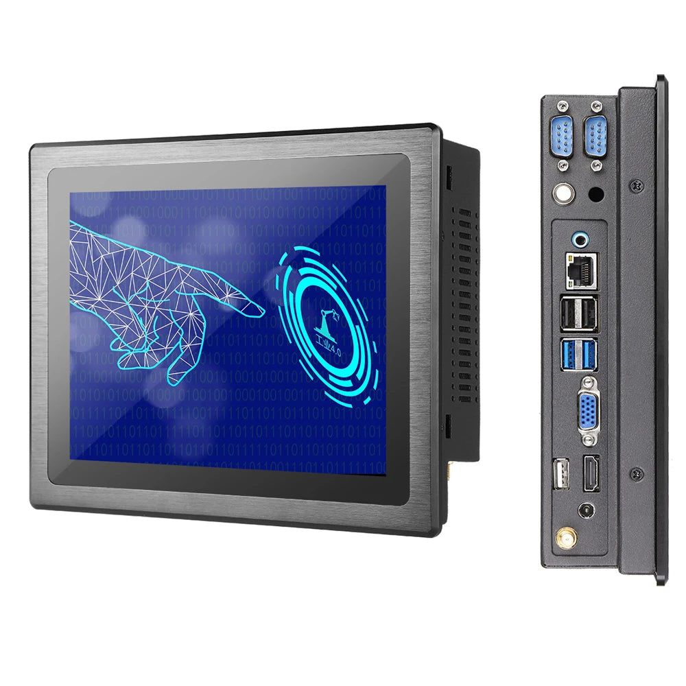 8 Inch Capacitive TouchScreen Computer Marine Industrial LINUX All In One Panel PC