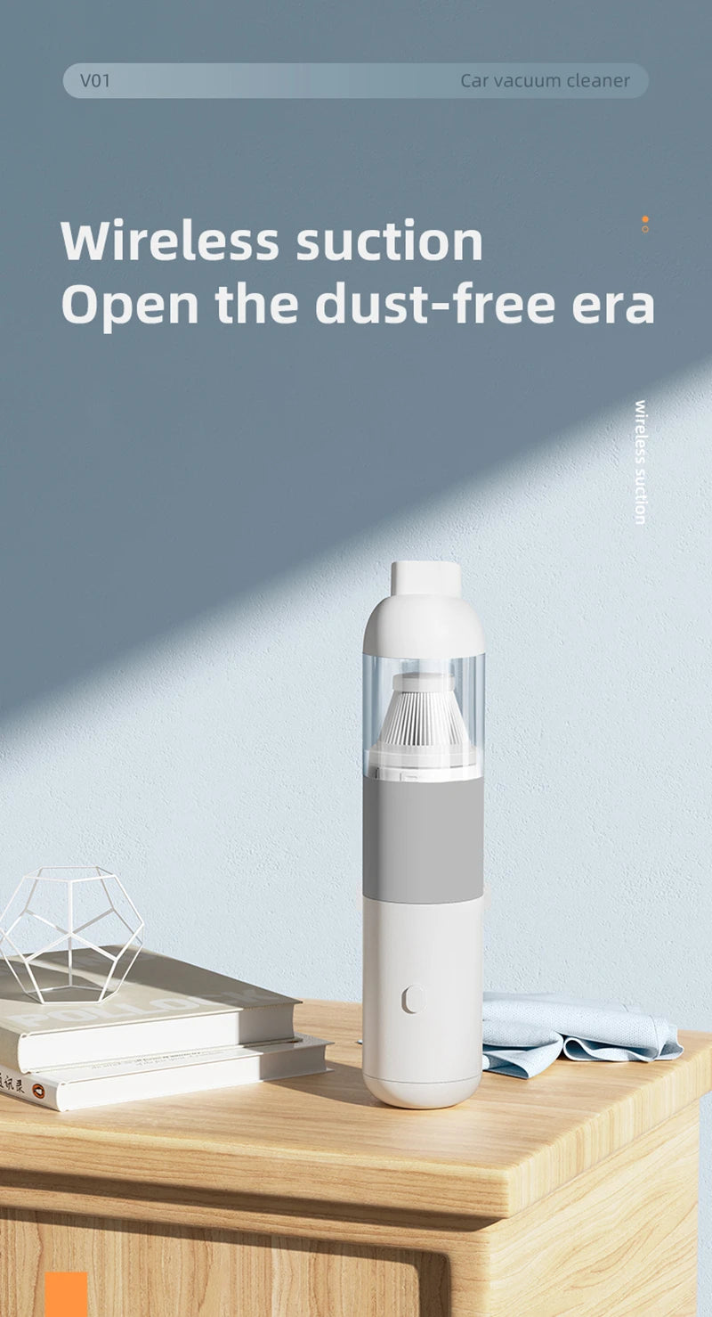 Xiaomi Car Vacuum Cleaner Super Strong Suction Power For Cars Wireless Handheld Small Portable Suction And Blowing Integrated