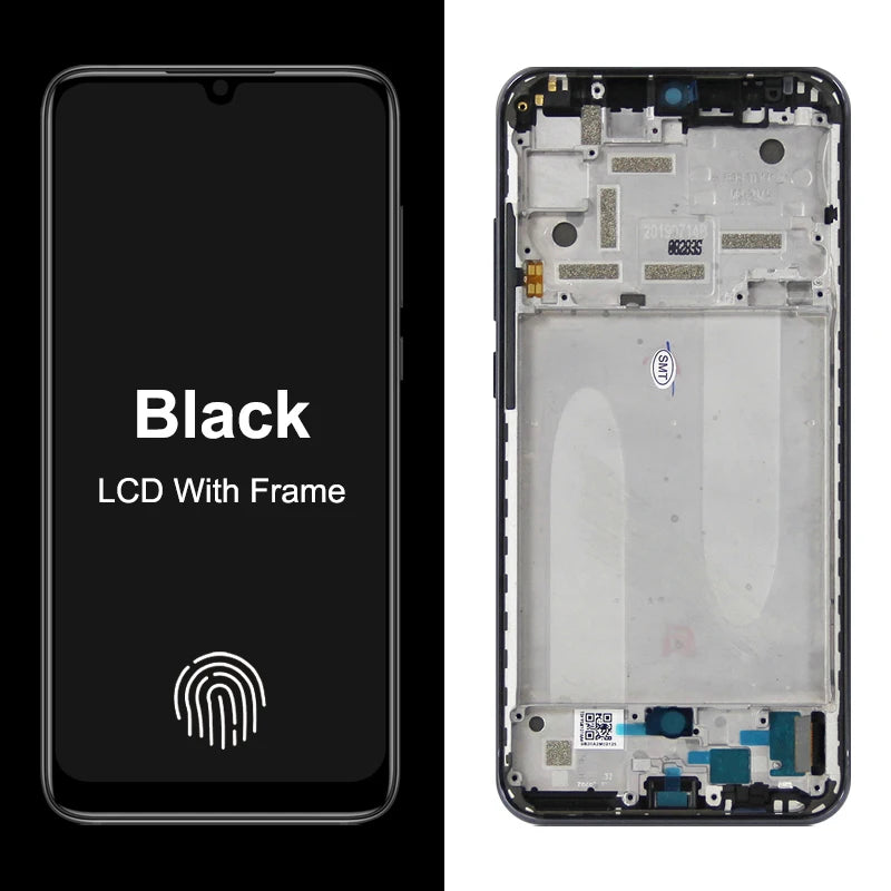 Super AMOLED Mi A3 Screen Replacement, for Xiaomi Mi A3 M1906F9SH Lcd Display Digital Touch Screen with Frame for Xiaomi Mi CC9e