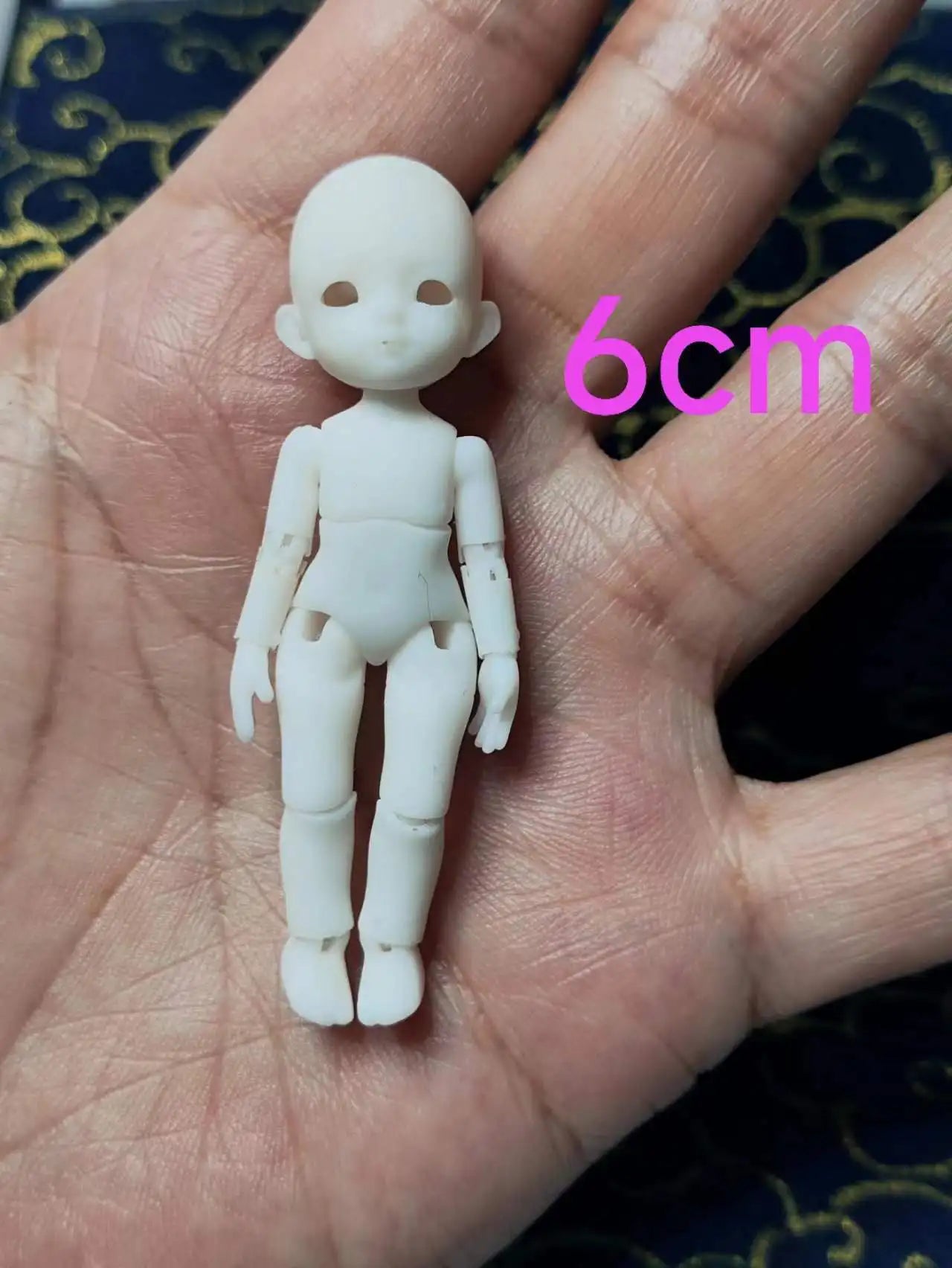BJDmuñecas구체관절인형muñecas para niñas bebe reborn Mini doll 6cm elf Kawaii opera doll adult toy makeup doll free shipping.