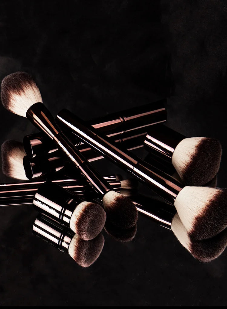 HOURGLASS Full Set Makeup Brushes - Powder Blush Foundation Eyeshadow Concealer Lip Brush - Cosmetic Brush Kit for Face And Eyes