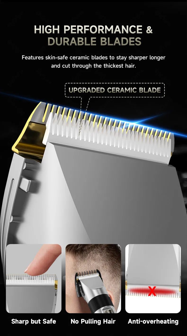 ENCHEN Sharp X Professional Haircut Clipper Single Handfine-Tuning Design  With Safety Lock Upgraded Ceramic Blade Type-C Port