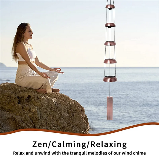 Temple Wind Bell -Memorial Bell Wind Chime For Unique Gift Feng Shui Wind Chime For Outdoor Decoration In Yard