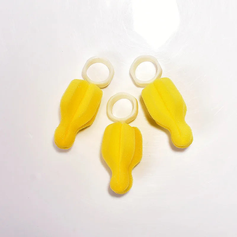Soft Sponge Baby Nipple Cleaner Mini Foam Scrubber Pacifier Bottle Nipple Washing Cleaning Brush Baby Feeding Accessory