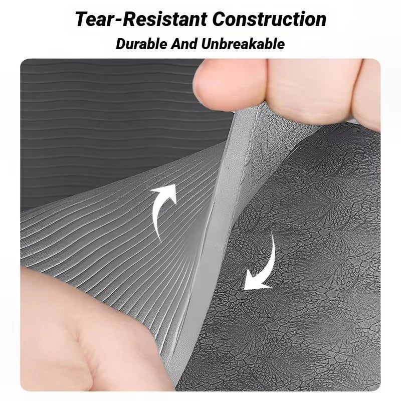 Foldable Yoga Mat Eco Friendly Tpe Folding Travel Fitness Exercise Double Sided Non-Slip For Pilates & Floor Workouts