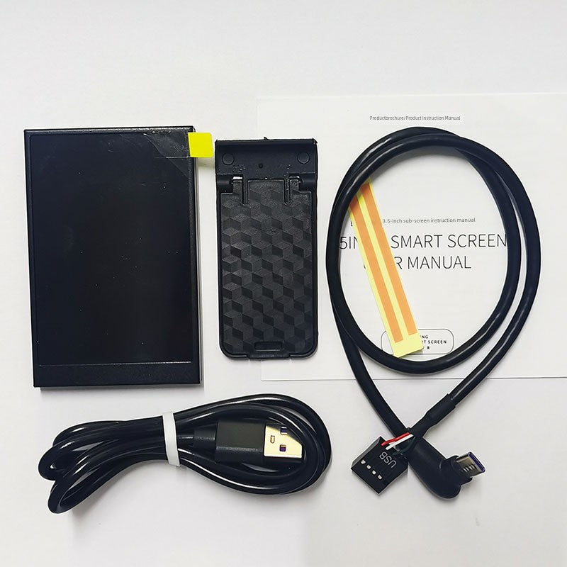 3.5-Inch Computer Status Monitoring Sub-Screen IPs Full View 60fps 480 * 320usb-C Chassis Aida64 Free