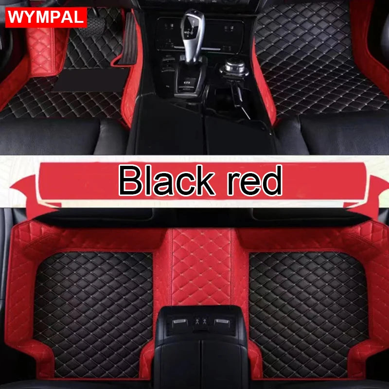 Car Floor Mats For VW Golf 4 MK4 1998 1999 2000 2001 2002 2003 car Accessories Leather Carpets Rugs Foot Pads