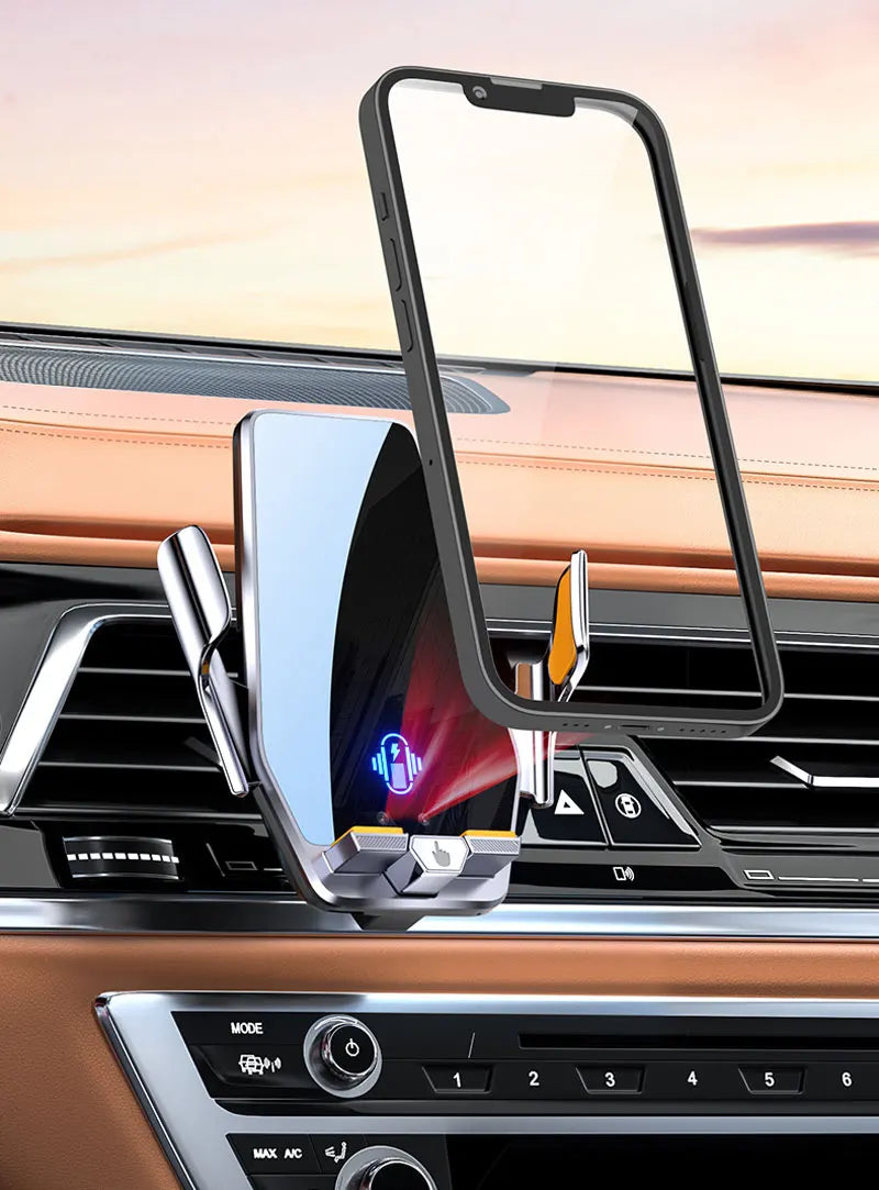 Car Phone Holder For AUDI A3 S3 8V 2014 2015-2020 Magnetic Wireless Charging Magsafe Dedicated Mobile phone stand Accessories
