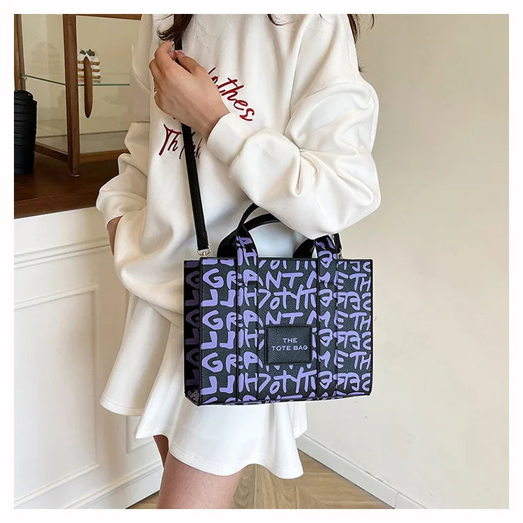 PU Leather Casual Crossbody Bags for Women Ladies Luxury Designer Tote Handbag Female Large Capacity Travel Shoulder Bag Sac
