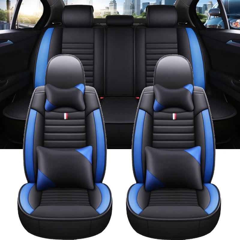 Universal Style Full Coverage Car Seat Cover for Dacia Duster Sandero Renault Clio Fiat Ypsilon Seat Arona Cors Car Accessories