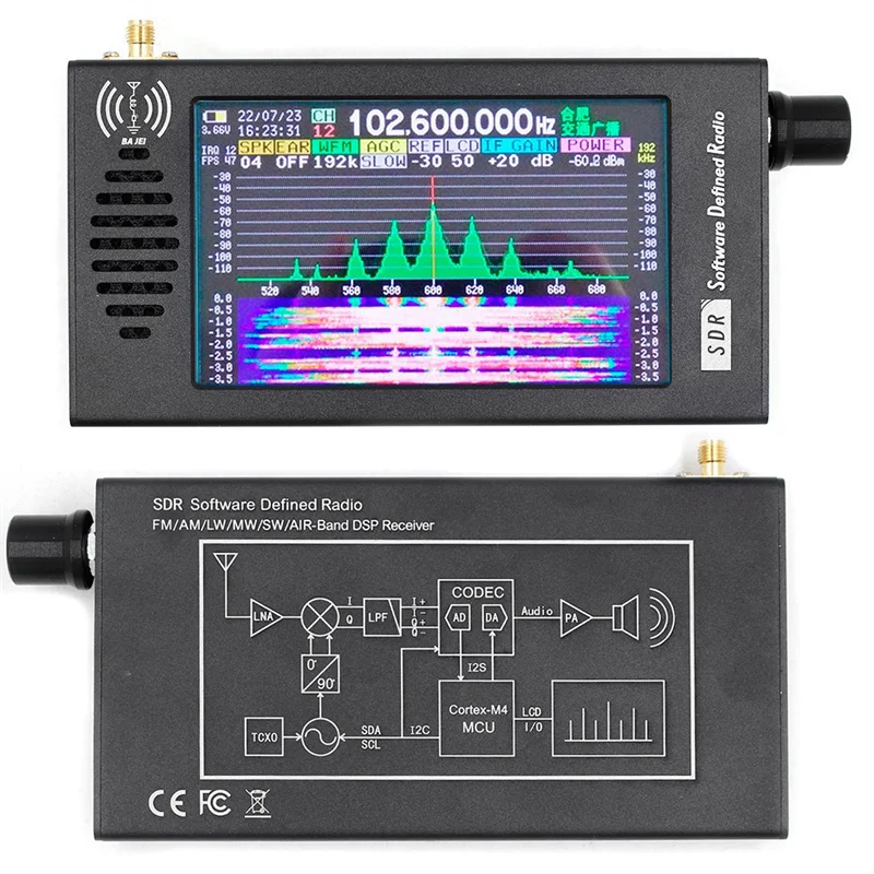 A92Z DeepSDR 101 Software Defined Radio SDR Radio DSP Digital Demodulation Short Wave FM MW SSB CW HAM Radio Receiver