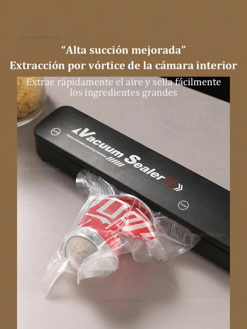 Vacuum Sealer Machine with 2 in 1 Mode for Fruits Meat Food Storage Includes 2 Vacuum Seal Bags Food Saver Kitchen Appliances