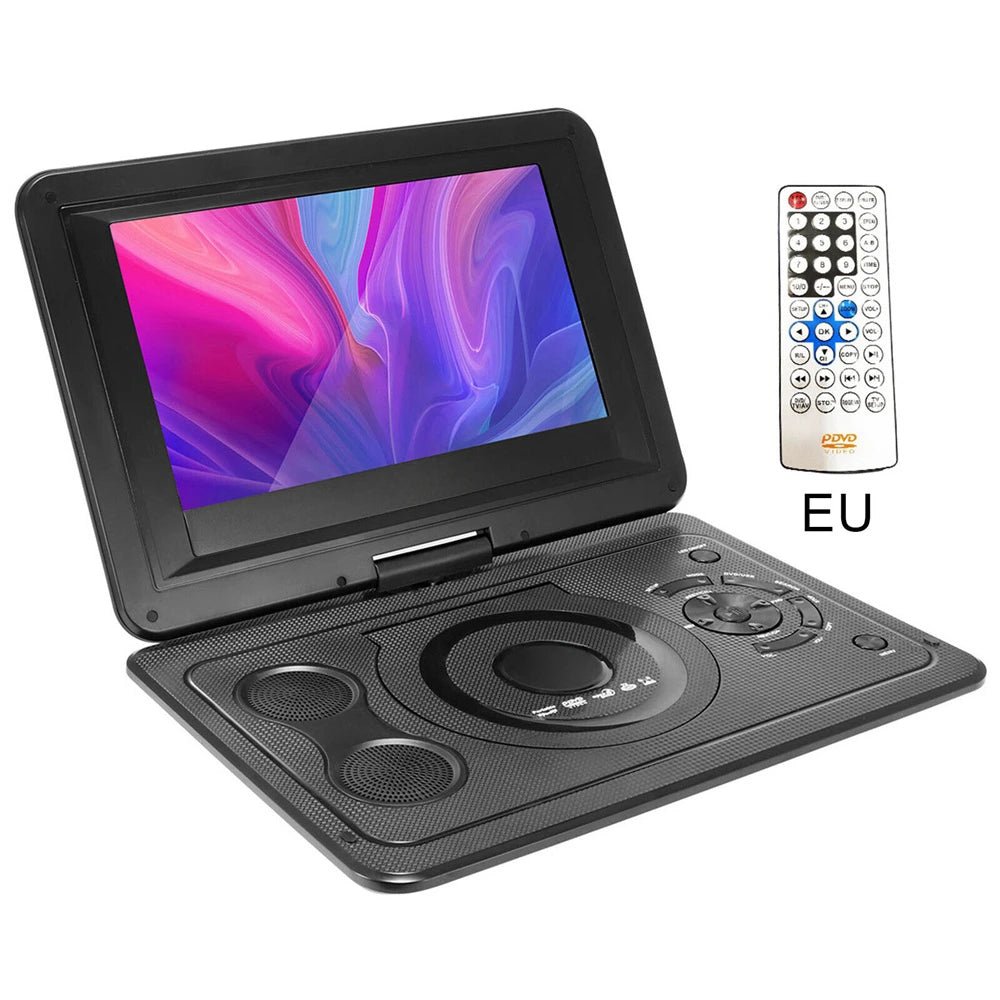 2025 Inches Portable DVD Player Region-free EVD Player USB Port 270 Degree Rotation Swivel Screen EVD Player Lecteur DVD New
