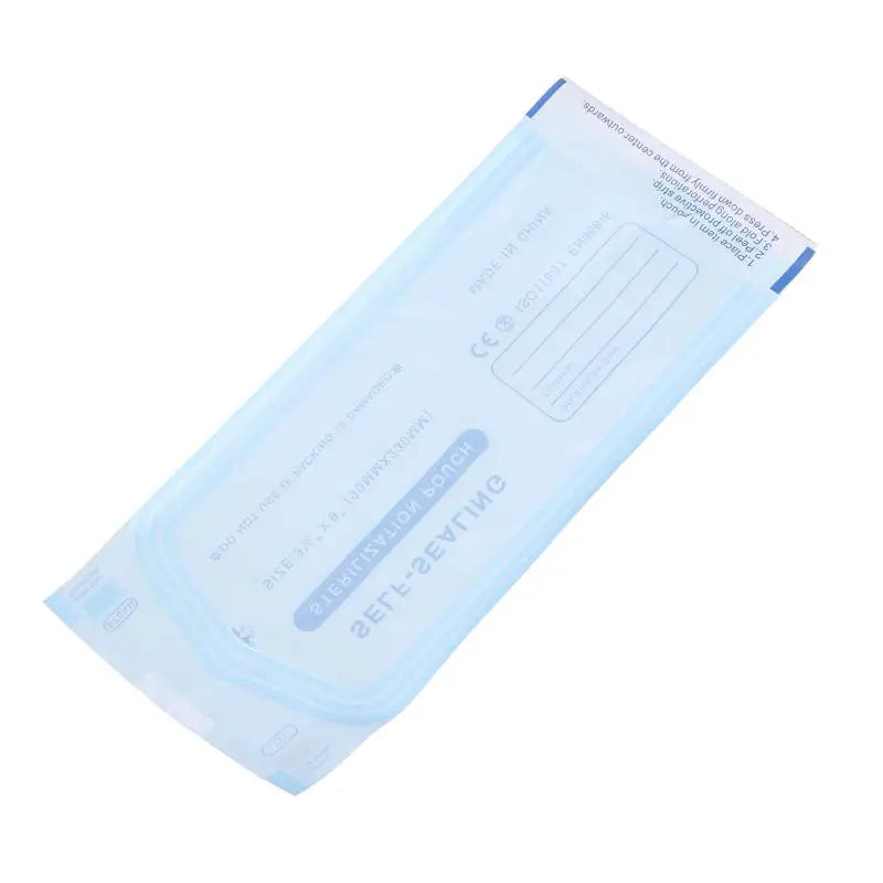 200PCS Self-Sealing Sterilizer Pouches Bags 4 Size Disposable Nail Art Disinfection Bag Tattoo Nail Dental Tool Storage Bag