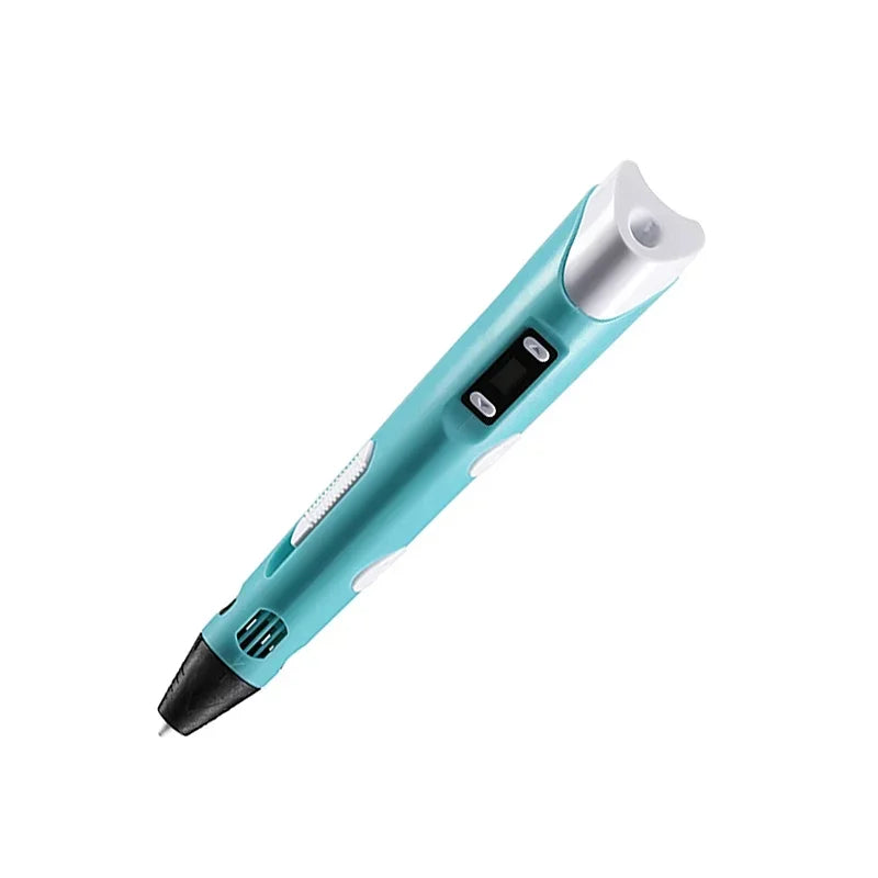 3D Pen LED Screen DIY 3D Printing Pen 50M PLA Filament Creative Toy Gift For Kids Design Drawing 3D Printer Pen Drawing Stift
