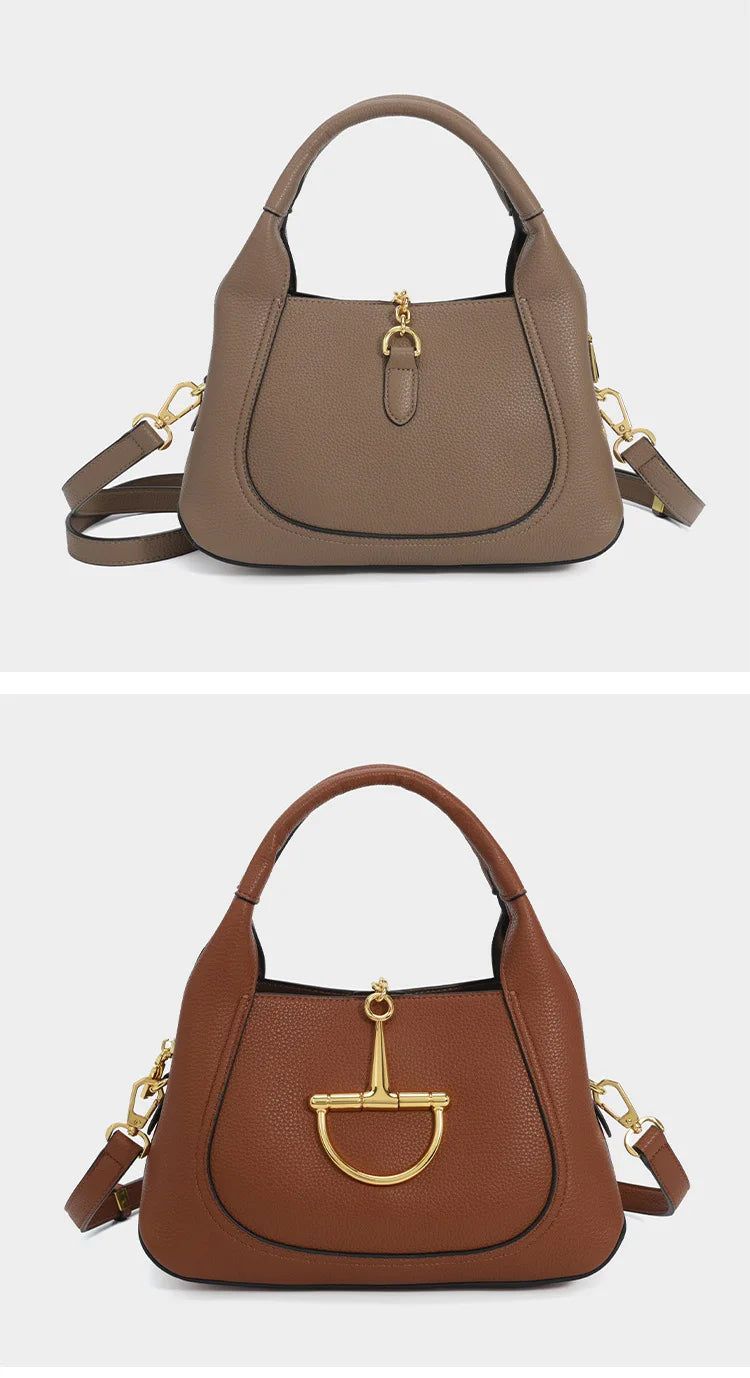 Stylish Solid Color Designer Diaper Bag Women Luxury Leather Tote Large Capacity Elegant Crossbody Handbag For Simple Chic