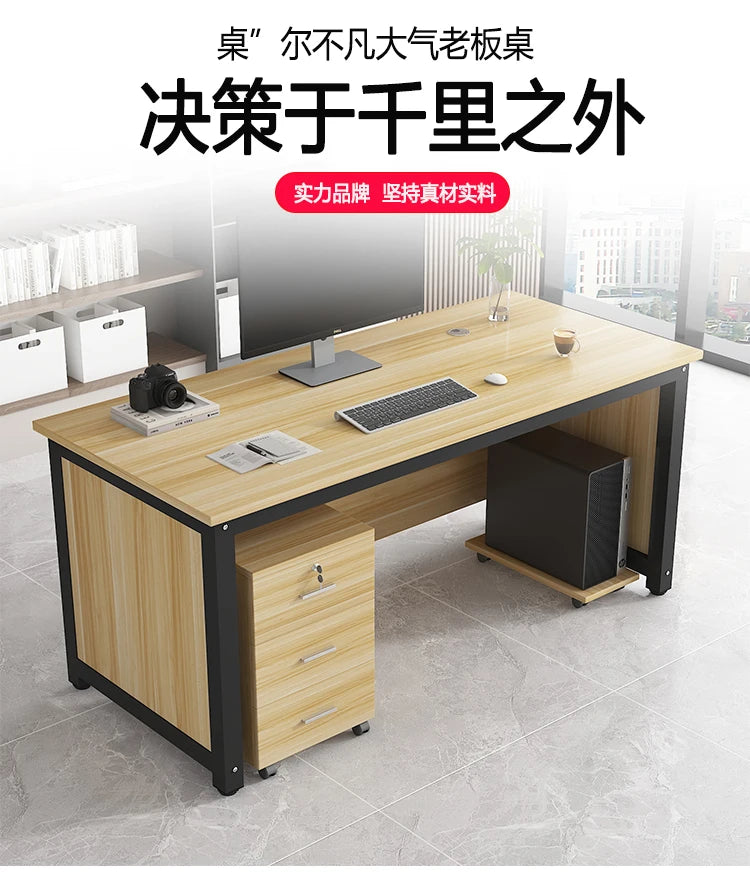 Simple Modern Office Desk Drawers Computer Study Conference Office Desk Reception Bedroom Scrivania Da Ufficio Furnitures