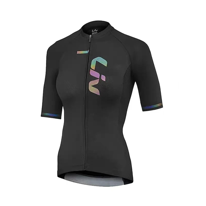 LIV Women's cycling clothes summer road cycling jerseys cycling bibs breathable quick drying clothes cycling shirts
