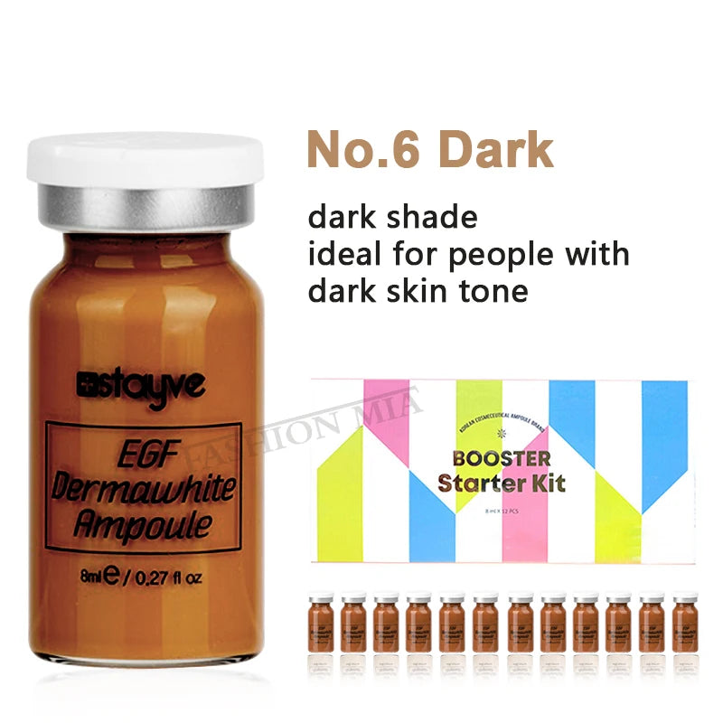 Korea Stayve BB Cream Glow Skin Booster Ampoule Kit Niacinamide/Salmon DNA  Face Foundation Moisturizing Cream Skin Care Beauty