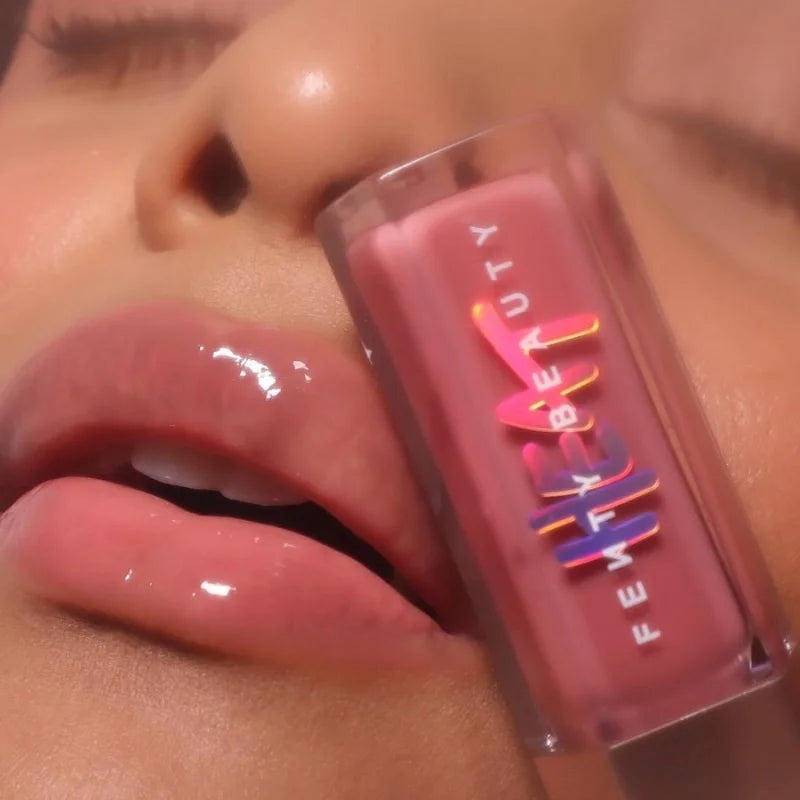 Fashion Fenty Beauty Lip Glaze Moisten Shine Glitter Lip Plumper Makeup For Beginner Liquid Lipstick Female Makeup Cosmetics