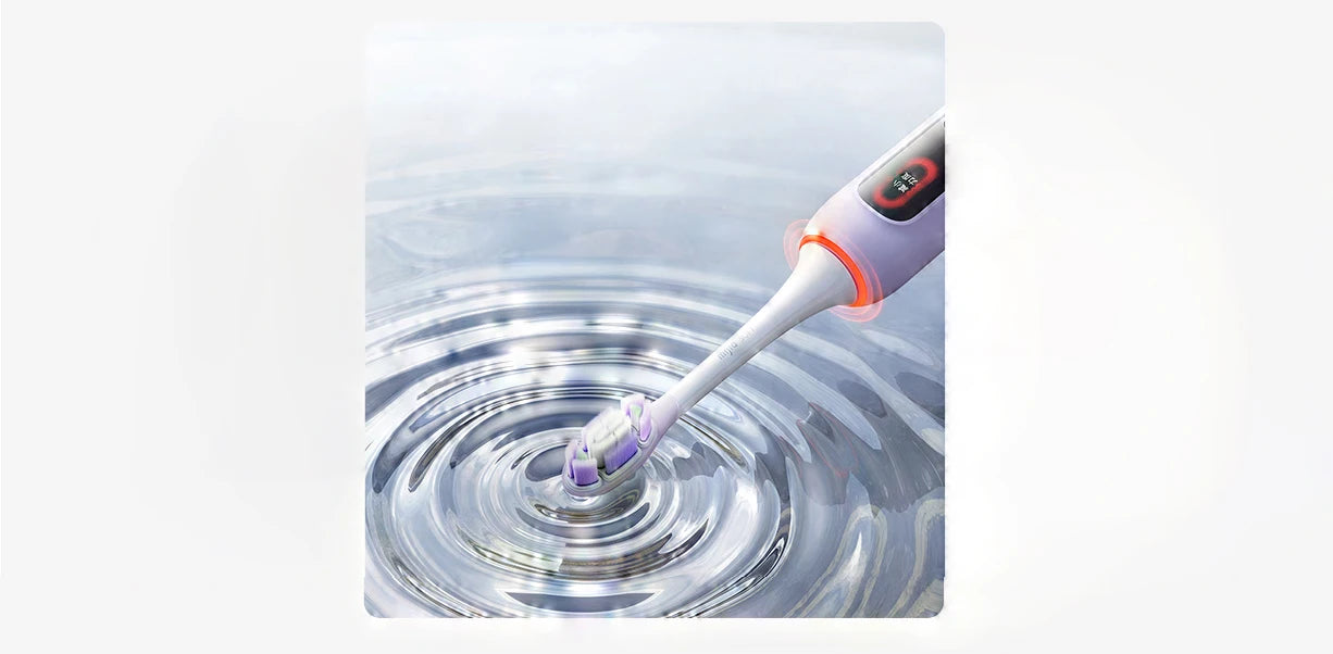 MIJIA Oscillation Electric Toothbrush Pro Love Gift Box,Smart Screen Pressure,IPX8 Waterproof,180 Day Battery,4 Mode With 4 Head