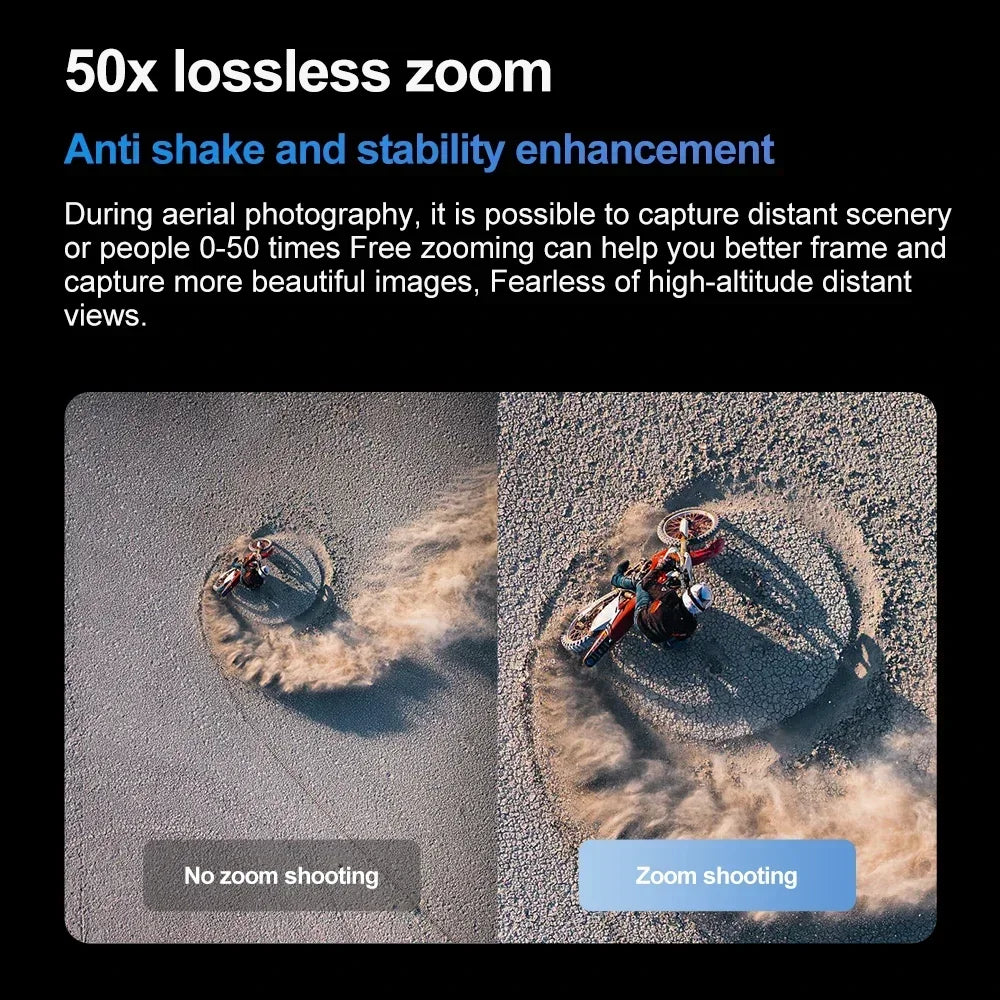 New Mini Drone V66 with 180° Adjustable 4K HD WiFi Camera LED Light Pocket RC Quadcopter Obstacle Avoidance for Adults Kids