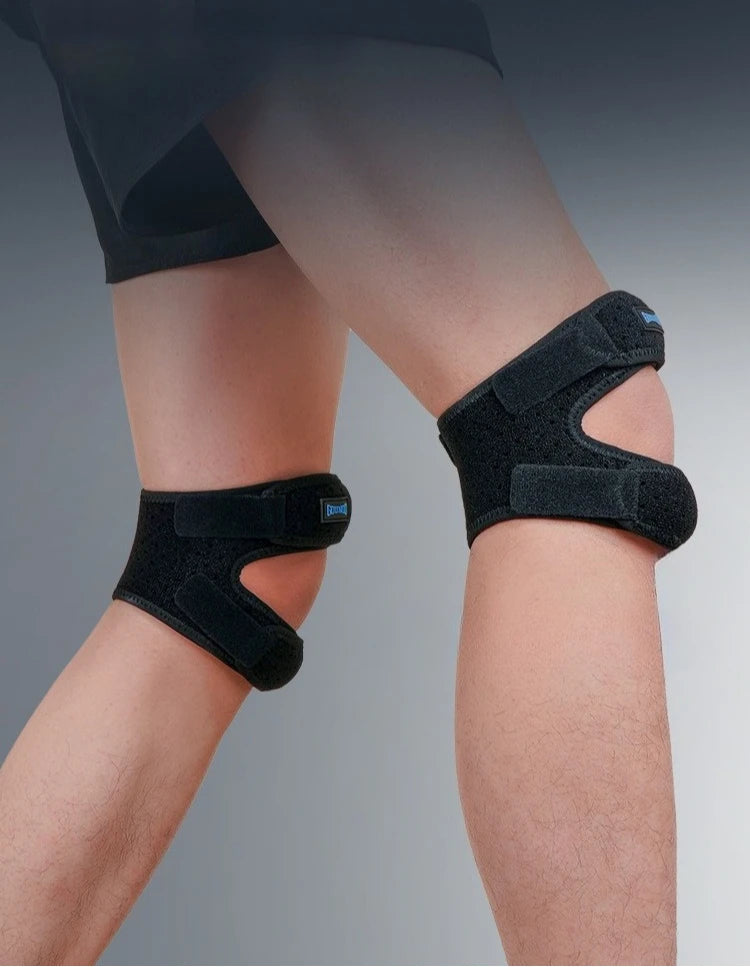 1/2pcs Sport Patellar Strap Silicone Cushioning Knee Pads Meniscus Strap for Men Women Sports Safety