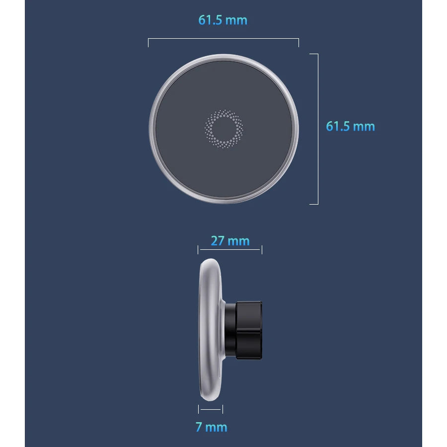 For Renault Koleos 2017 2018 2019 Car Phone Holder Wireless Charging Magnetic Phone Holder Car Magsafe Support Accessories