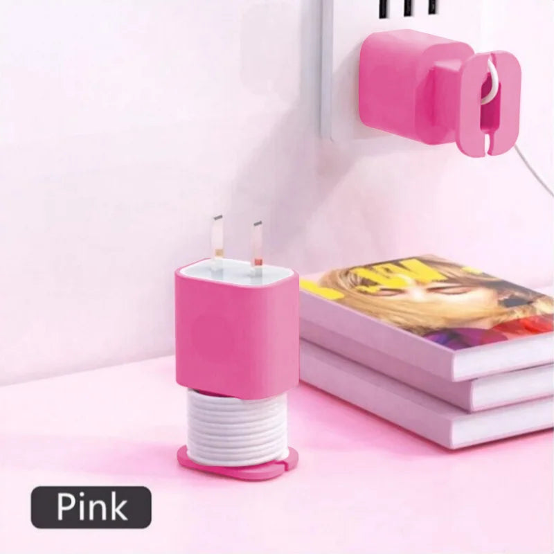 Protection Cable Storage 2 In 1 for iPhone for 18W/20W Charger Silicone Protective Case Silicone Charger Protector