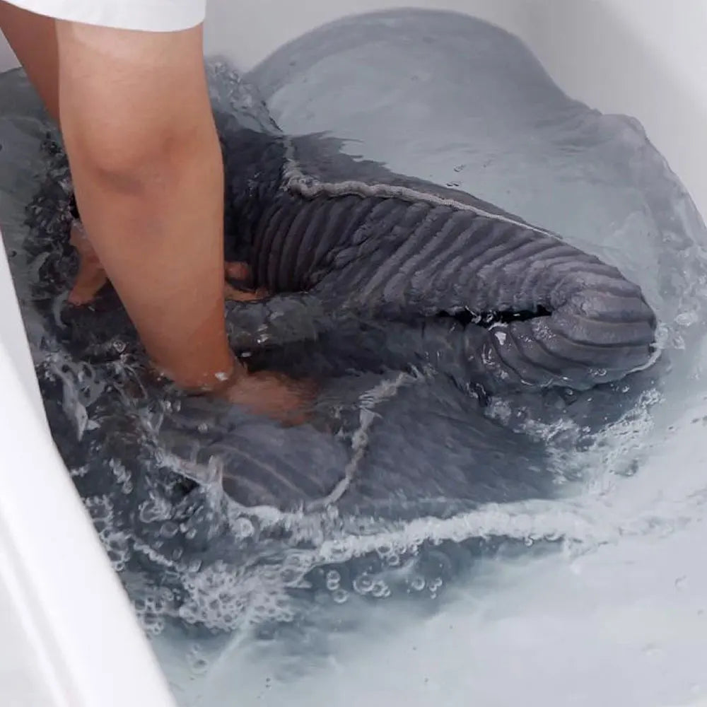 A super sized pet bed that is soft, dirt resistant, non slip, comfortable, suitable for living rooms, outdoor places, and suitab