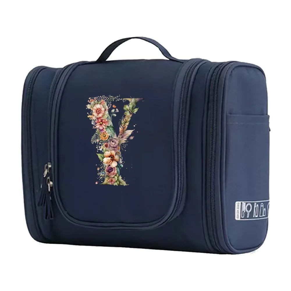 New Fashion Floral Shaped Letter Pattern Female Toiletries Are Very Convenient Minimalist Makeup Bag for Easy Storage of Items