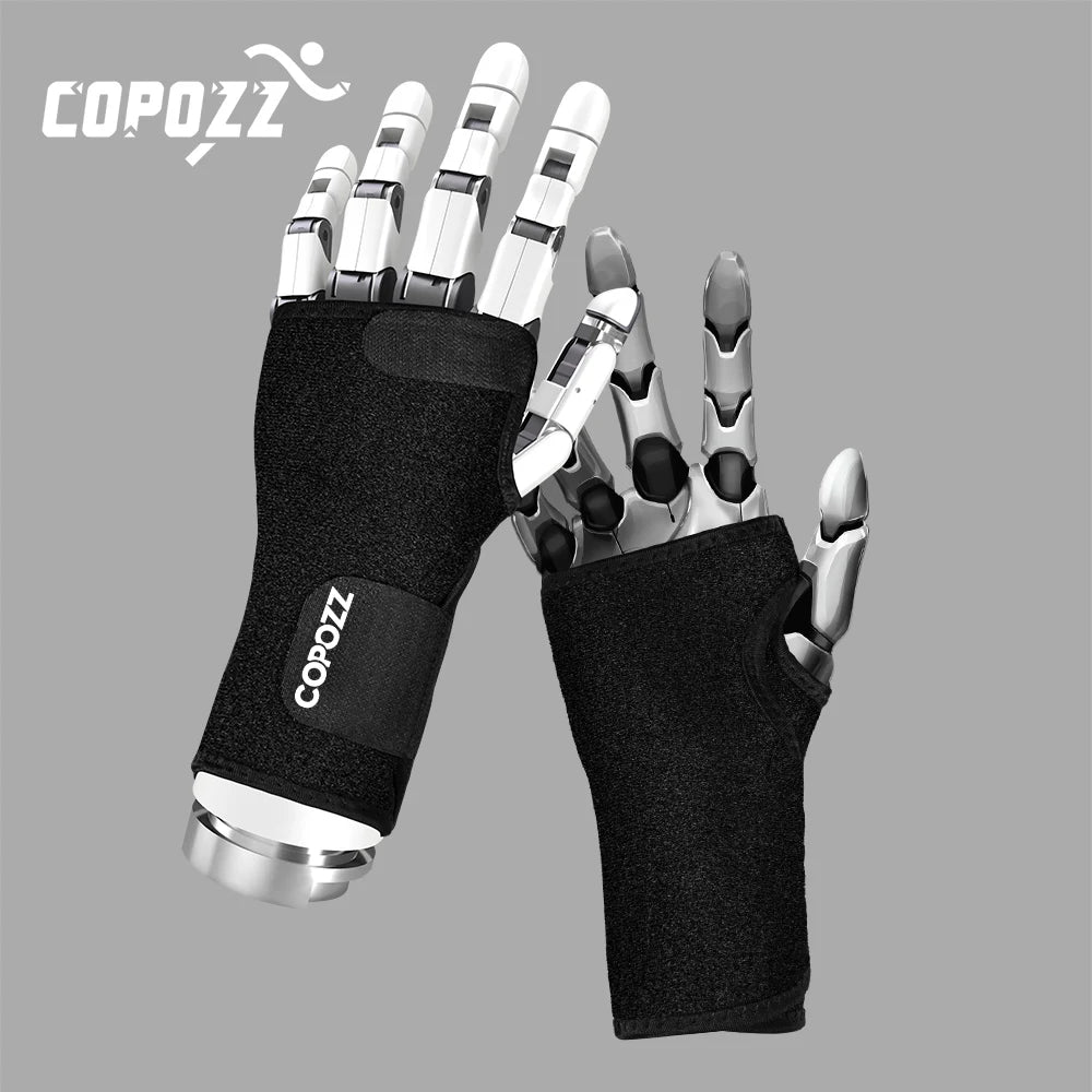 COPOZZ Ski Wristbands Unisex Wrist Wear-resistant Non-slip Protection Sweat Bands Running Fitness Sports Protection Equipment