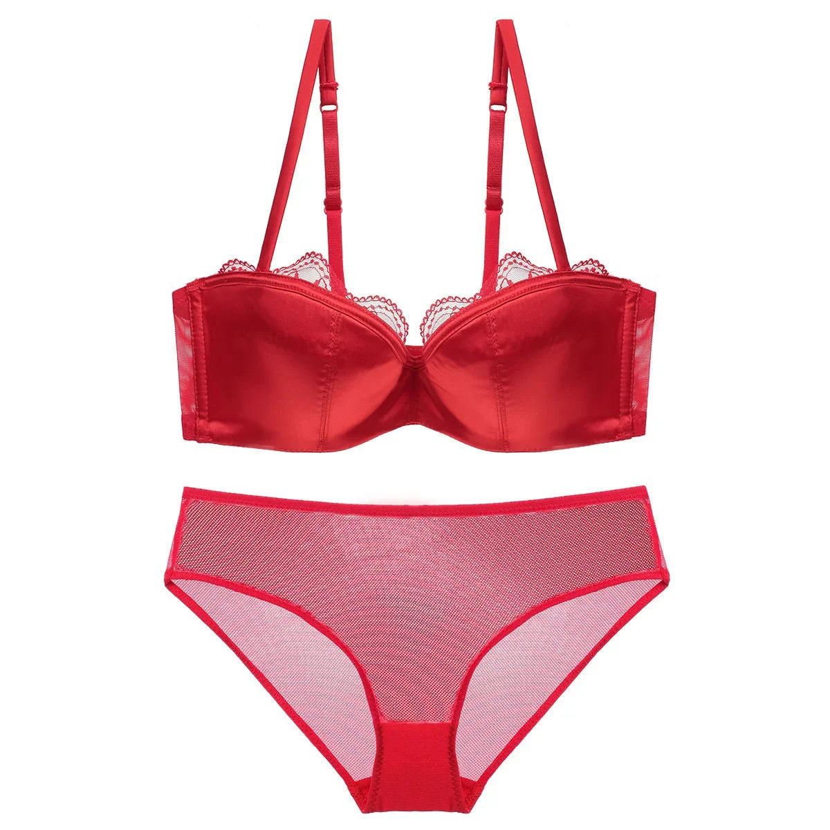 Women Lace Bra Set Casual Lingerie Set Daily Elegant Underwear Girls Bra and Panty Set chic