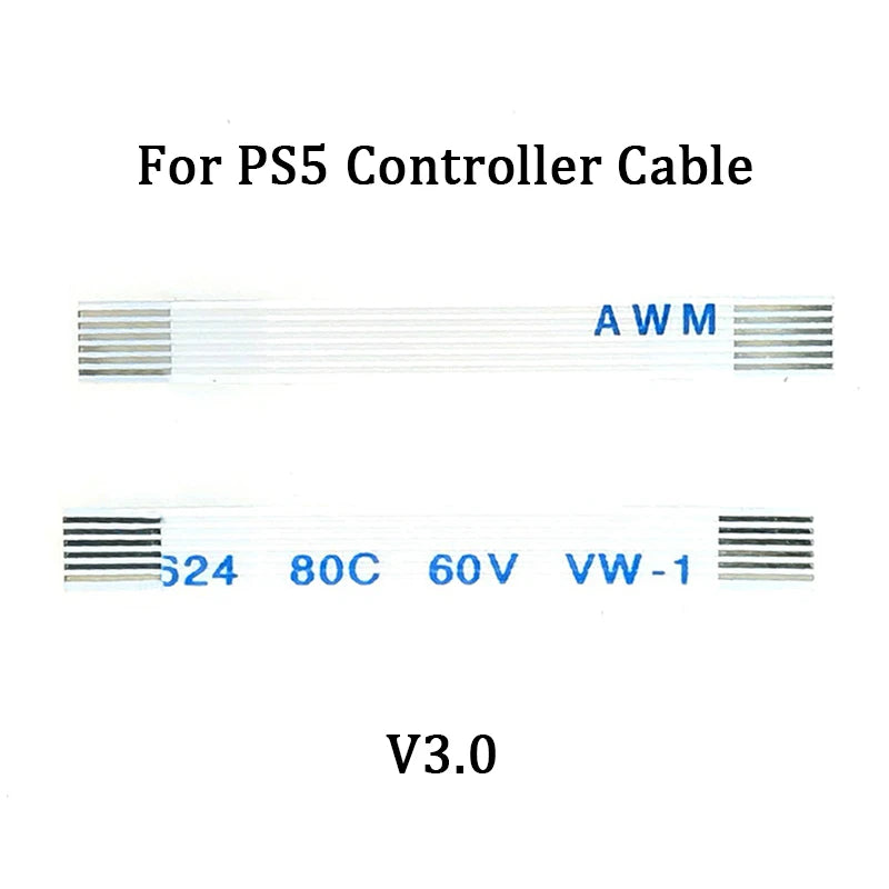 1Set Microphone Flex Cable For PS5 V1 V2 V3 Gamepad Controller Flat Cable For PS5 BDM-010 020 030 Handle Inner Mic Ribbon Cables