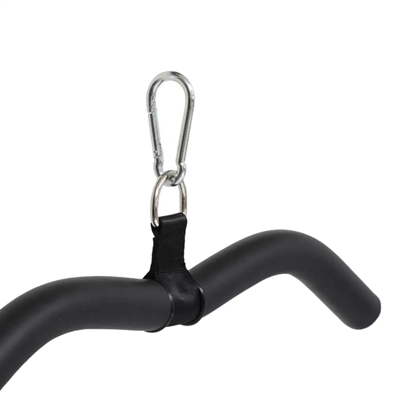 LAT Bar Cable Machine Attachment, Curl Pulldown Bar with Full Rotation and