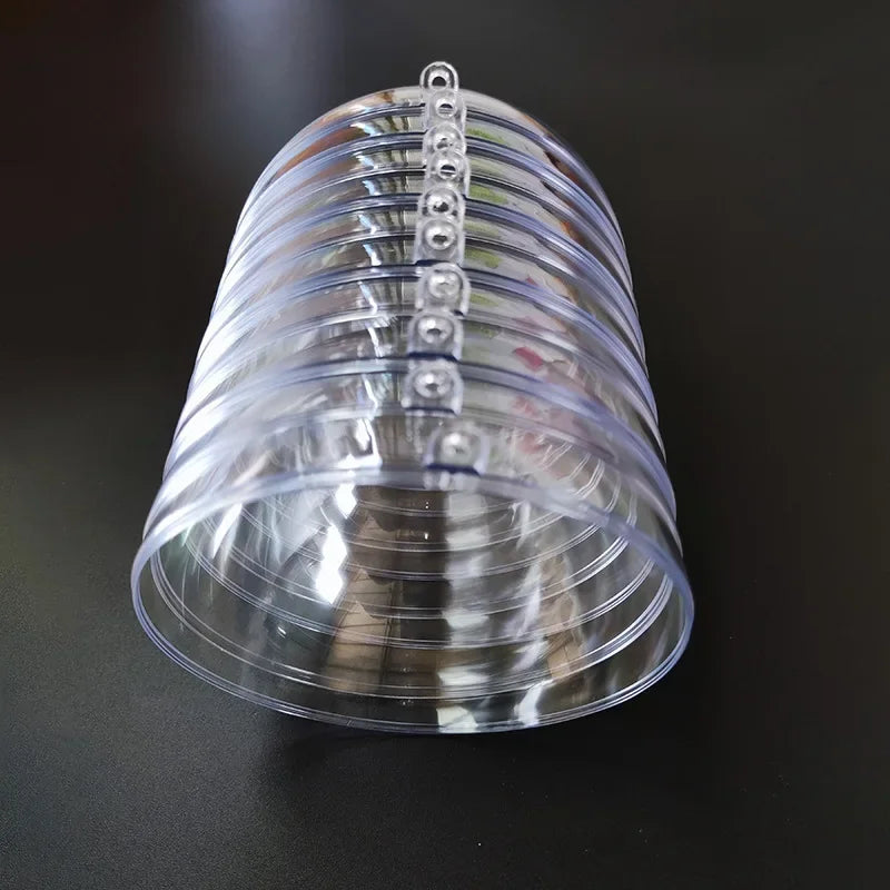 Wholesale Transparent DIY Plastic Ball Filling Decorative Hanging Ornaments Christmas Tree Open Ball Box Gifts for Wedding Party