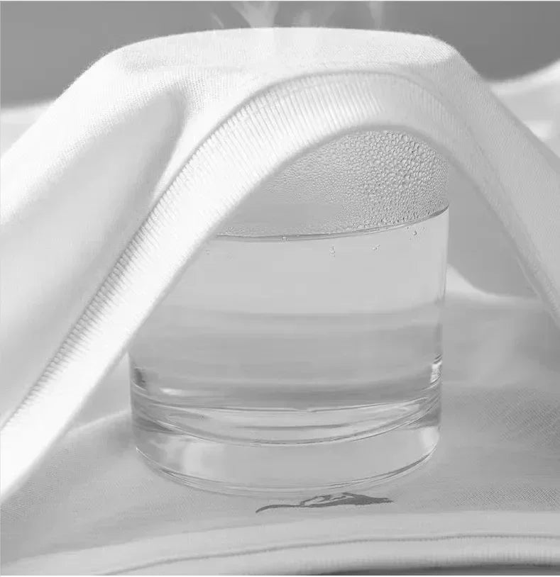 Men's Casual Ice Silk Short-Sleeved T-Shirt Quick-Drying Clothes Tractor FENDT Summer Solid Color Mesh Breathable Sportswear